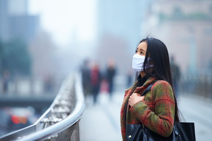 Bad air quality in Asia