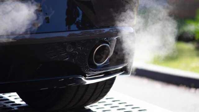 Car exhaust pollution